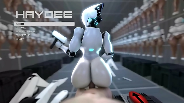 Get Luscious: Haydee the Sexy Robot in 3D Porn Parody Clips Compilation!