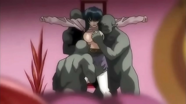 Relish the Temptation of Japanese Schoolgirls and their Seductive Kunoichi Friend Getting Ganged by Monstrous Creatures