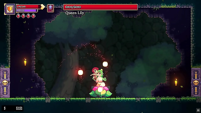 Revealing the Luscious Scarlet Maiden's Squirting Secrets in Hentai Game PornPlay Ep