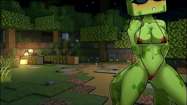 Behold the Luscious Witch with a Gigantic Cock Enchantment Potion in HornyCraft Parody PornPlay Ep41