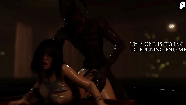 JAV Hentai 3D - Voluptuous Love Wolf Gets Fucked by Monster with Hard Cock Gets Creamed