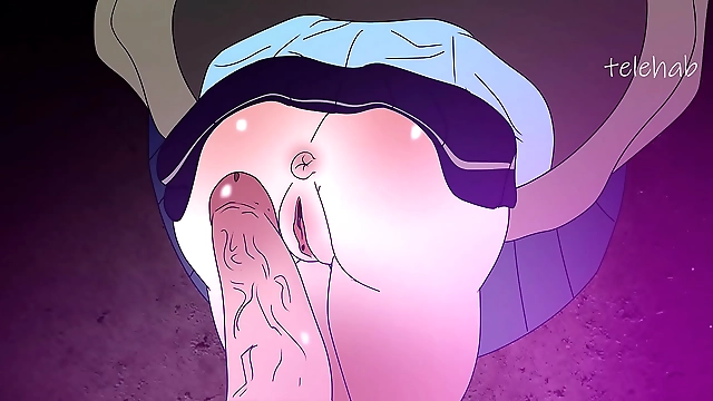 JAV Hentai Porn from Genshin Impact - Stuck in the Trash Cartoon Sex