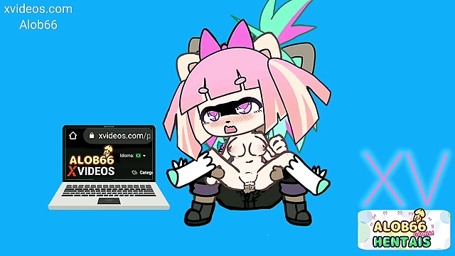 Enjoy the Fierce and Luscious Punany of Gacha-club s Sexy Punk Chicks