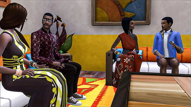 Indian Family's Sultry Secret: MILF Step-Mom, Son, Dad, and Sister in a Hot Group Sex!