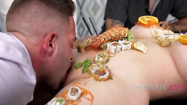 JAV Chef Reveals All: Suki Sins Emerald Loves Body in Every Course - Nicky Rebel Finally Tastes the Forbidden Fruit and Cant Get Enough!
