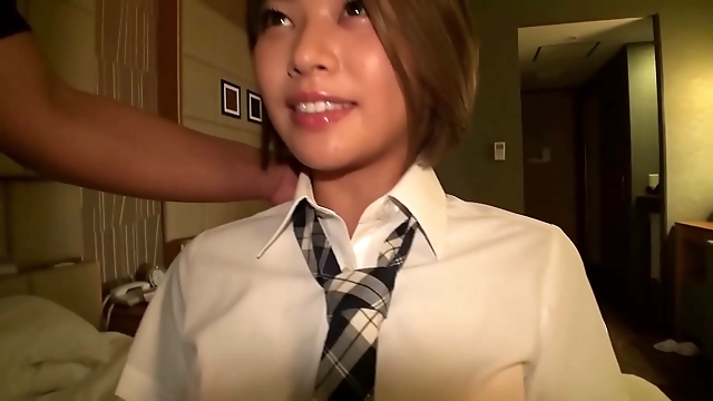 Japanese Schoolgirl with Sun-Kissed Skin in Gorgeous Homemade Porn