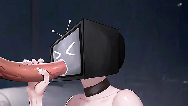 JAV Hottie Gives Blowjob to Camera Guy while Teasing Her Luscious Lips: Skibidi Toilet Porn Will Make You Squirm!