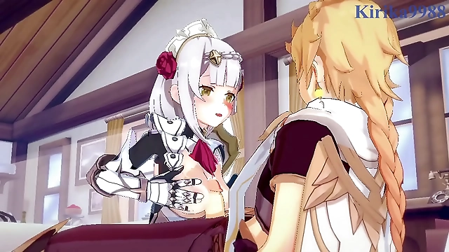 Absolutely Mesmerizing! Sultry Noelle and Shenhes Explosive Sex in Genshin Impact Hentai
