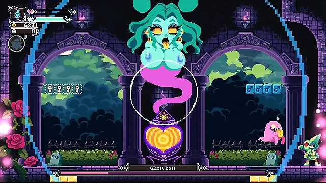 Flip Witch Pixel HENTAI Game Ep13: Monster Cock Titjob and Facial Cumshot