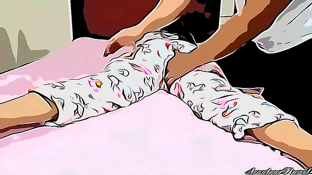 JAV Imouto Takes Advantage Of Brother-in-Law s Massage Session - Cartoon