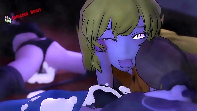 Jaune s Erotic Threesome with Ruby and Yang: A JAV Fantasy Come True