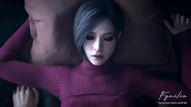 JAV Queen Ada Wong s Hottest Scene from Resident Evil 4 Remake! Watch Her Cum Hard!