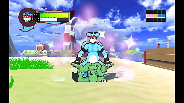 Hero Worship: Hot Men Get Down and Dirty in Gay Hentai Game PornPlay EP 8 - Never-Ending Cumshots and Foot Fetish Fun on the Beach!