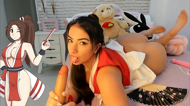 JAV Goddess Mai Shiranui s Ecstatic Wheel of Sex Game with Hitachi Vibrator