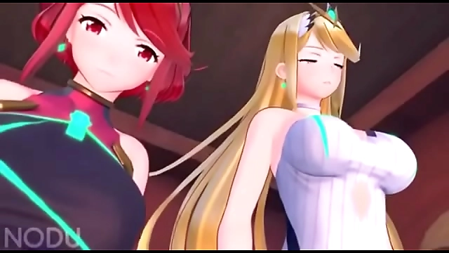 JAV Goddesses: Smashing Pyra and Mythra s Panties - A Luscious Asian Enchantress Ultimate Fantasy
