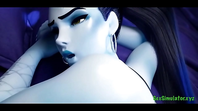 JAV Unleashes Your Wildest Dreams: Doggy Style with Widowmaker in Uncensored Animation!