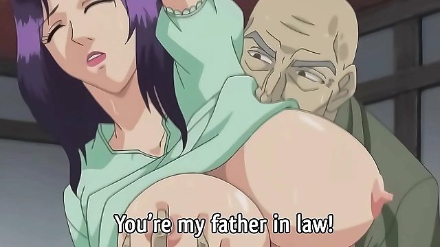 MILF Seduces her Father-in-law in Uncensored Hentai Subtitled Delight