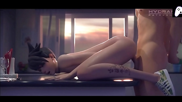 4K Ultra-Hot Girl Gives Her Perfect Ass for a Cock Full of Cum to Squirt: 3D Hentai