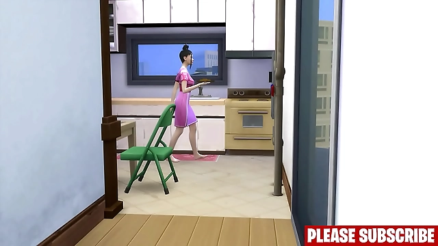 Jav MILF Banged by Stepson after Reading a Steamy Book in Bed