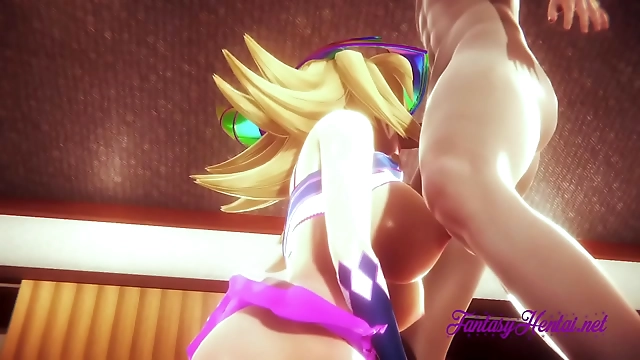 Unleash Your Lust with Yu Gi Oh s Dark Magician Girl in a F erotic 3D Porn Cartoon!