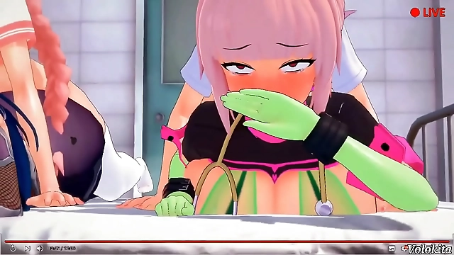 Get Enchanted by this Luscious Futa in Watery HMV Play!