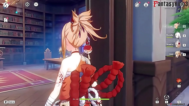 Yoimiya Seduces with Her Alluring Looks and Sensual Moves in this Genshin Impact Short