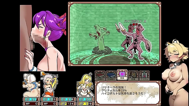 Four Slutty Girls Explore a Dungeon in a Godforsaken Game! Ride the Waves of Pleasure and Danger with These Sexy Enchantresses!