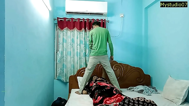 MILF Caught in the Act! JAV Wife Gets Fucked by AC Mechanic While Husband Watches Helplessly