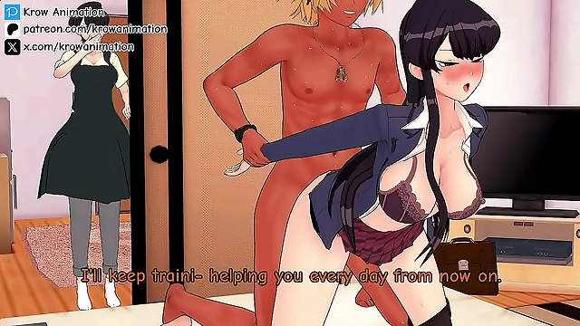 Komi Wants to Raise Her Voice Krow Animation: A Sexy Japanese Goddess Unleashes Her Inner Desires and Makes You Want Her More!