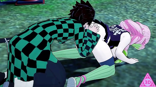 Experience Tanjiro Behind the Scenes: Mitsuri Kanrojis Kimetsu no Yaiba Hentai Blowjobs, Handjobs, and Cumshots Unleashed!