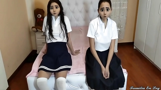 Luscious Stepmom Gets Raw With Her Innocent Stepdaughters in Part 2 of Stepfather s Forbidden Education