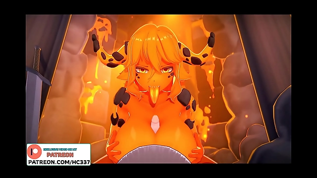 JAV Hottie with Massive Boobs and Tight Ass Goes Wild in 4K Hentai Animation