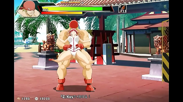 Hentai Alert: Strong Man Takes on Cutie in Hot New Gameplay Session!