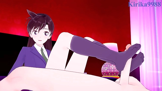 Getting Wet and Wild with Ran Mouri and Sonoko Suzuki in Detective Conan Hentai