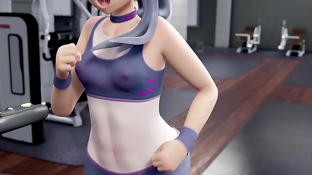 JAV Cutie Nagatoro Exposes Her Fit Gym Bod in Hot Workout Session!