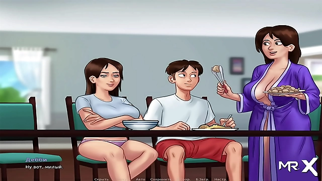 JAVSummertimeSaga - Luscious Step Mothers Take Care of Their Sons E1 &num; 16