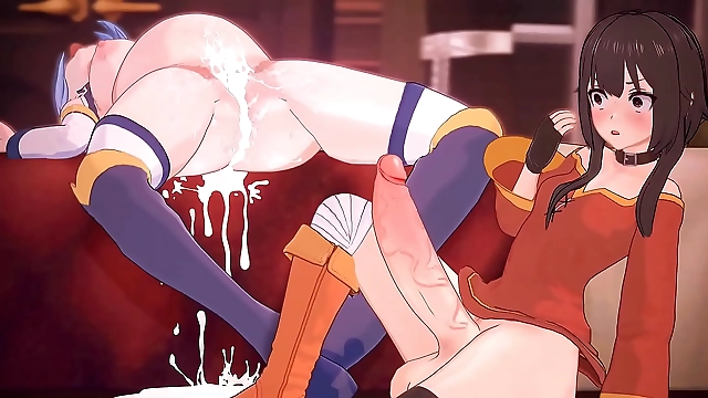 Deep in the Depths of Aquas Desires - KonoSuba Futa Animation