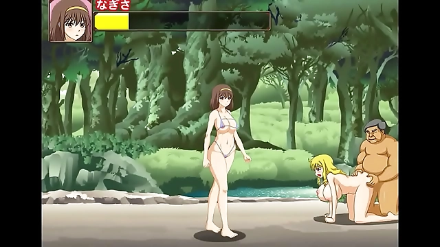 Ass-tastic Bikini Girl Goes Wild with Multiple Men in New Hentai Game: Bt Island Act