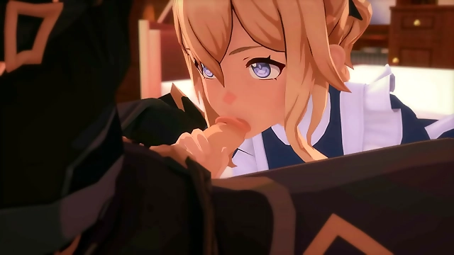 Unleash Your Inner Slut with Luscious Maids in Genshin Impact Game - Watch Jean and Barbara s Seductive Moves Now!