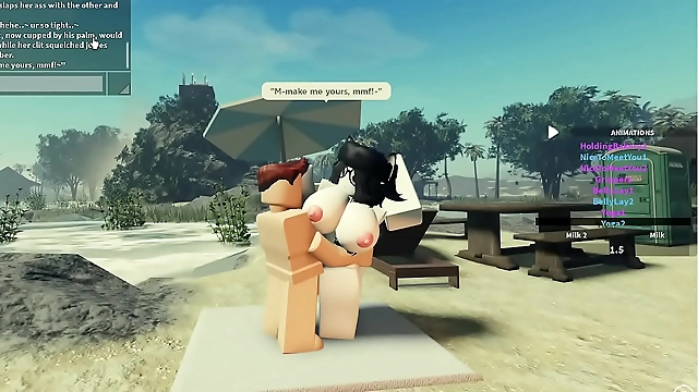 JAV MILF Kinky Creampie in Roblox Game with akardere