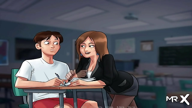 Tittie Time with a Hot Teacher in Summertime Saga Episode 44!