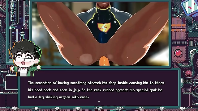 Superhero Becomes Cumdump: A Blue Lightning Session