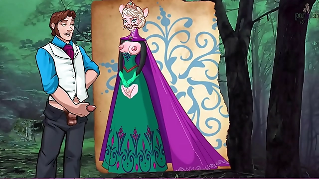 Forbidden Fruit: Elsa s Tempting teat in Frozen Bad Manners Part 1