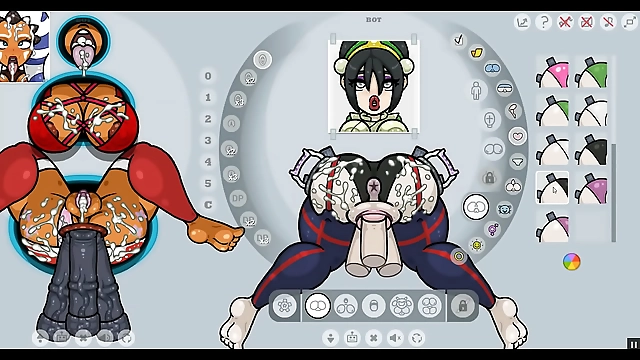 JAV Porno: Fap Wall Hentai Game Ep 2 - Toph's Ultimate Deepthroat Gloryhole Adventure