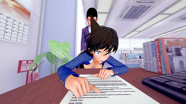 JAV Goddess Luscious Ran Gets Nailed Hard by Kogoro Mori - Detective Conan Porn Treat