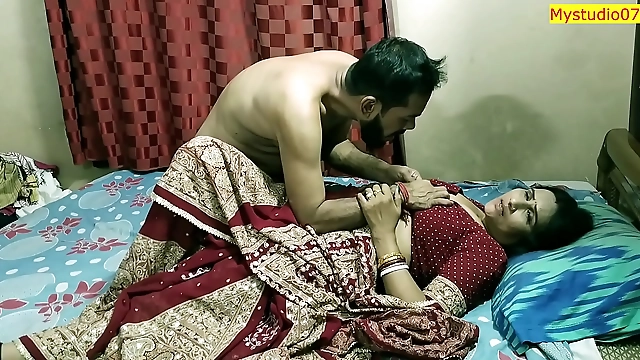 Get Naughty with This Indian MILF Bhabhi's Real Sex with Husband and Close Friend