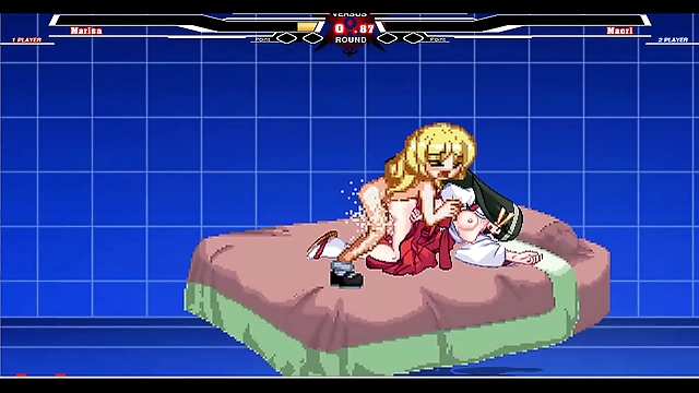 JAV Enchantress Tohou Battles Maori in Epic Nude Fight