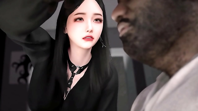 Japanese Cutie Gets Her Wet Pussy Pounded by a Big Dick in a Barbershop Fantasy