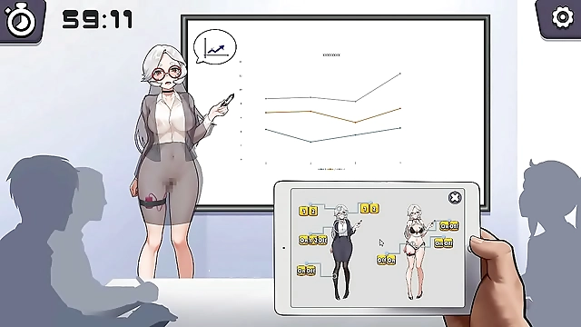 Get Wet 'n' Wild with This Silver-Haired MILF's Public Hentai Show!