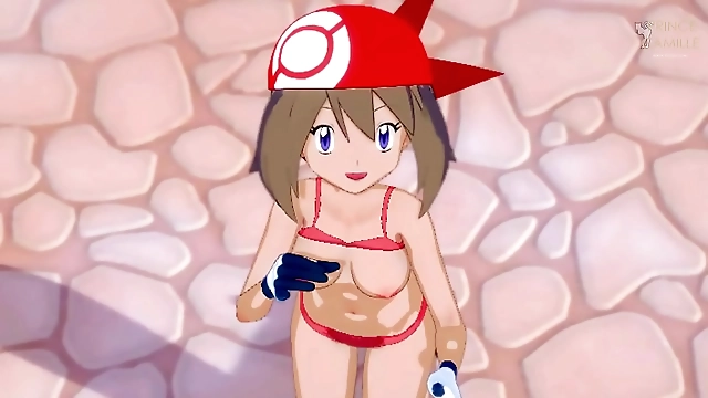 May Harukas Congratulations for Being a Good Trainer: Enjoy the JAV Hentai MILFs Alluring Body and Slutty Behavior!